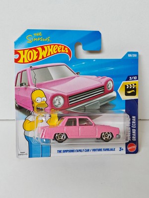 Hot Wheels Screen Tıme Grand Ecran Serisi - The Sımpsons Famıly Car / Voıture Famılıale Model Araba
