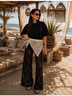 Venüs Design Dantel Bandana- Fular
