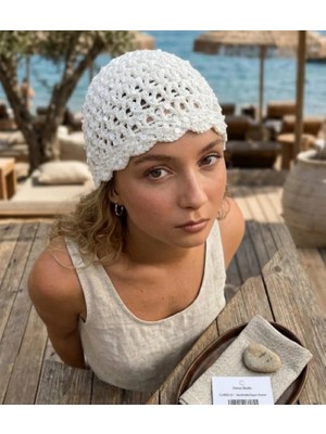 Venüs Design Pullu Örgü Kep Şapka