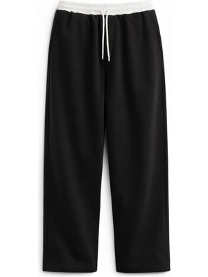 Vamos Baggy Fit Eşofman Alt Siyah