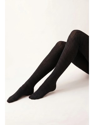 Bony Socks Kadın Modal Külotlu Çorap Siyah