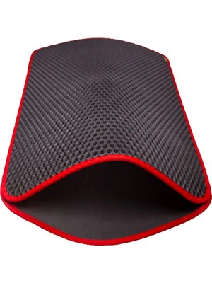 Pazarcan Kum Toplayıcı Fonksiyonel Paspası Altıgen 50-75 cm Kırmızı