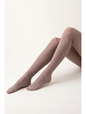 Bony Socks Kadın Modal Külotlu Çorap Açık Kahve