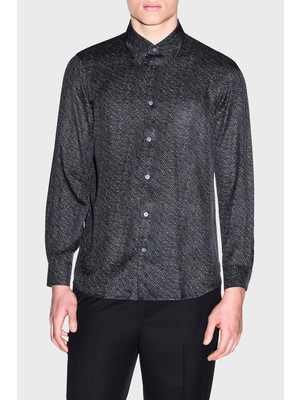 Armani Exchange Logolu Regular Fit Uzun Kollu Gömlek Erkek Gömlek XM002280 AF13235 FC304