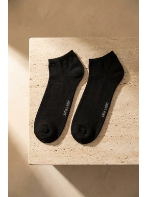 Bony Socks Erkek Basic Siyah Step Çorap