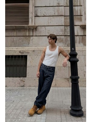 Vamos Super Baggy Fit Jean K.mavı