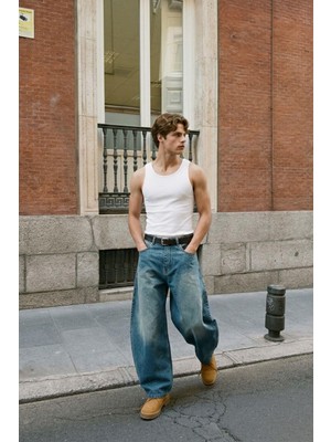 Vamos Balloon Fit Jean Yeşil