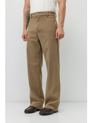 Vamos Flare Fit Kumaş Pantolon Haki