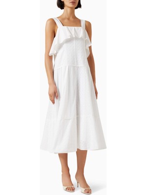 3.1 Phillip Lim Broderie Anglaise Patchwork Kadın Elbise