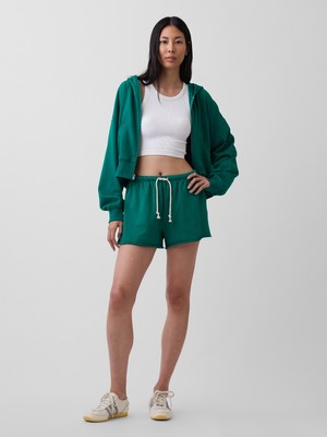 Gap Kadın Koyu Yeşil 3.5" Vintagesoft Terry Sweat Şort