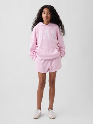 Gap Kız Çocuk Açık Pembe Vintagesoft Terry Relaxed Dolphin Şort