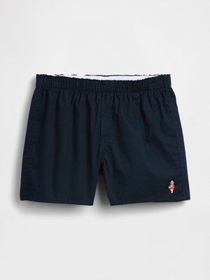 Gap Erkek Lacivert Poplin Boxer
