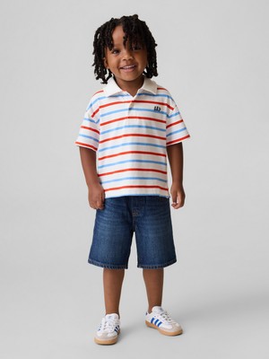 Gap Erkek Bebek Beyaz Brannan Bear Polo T-Shirt