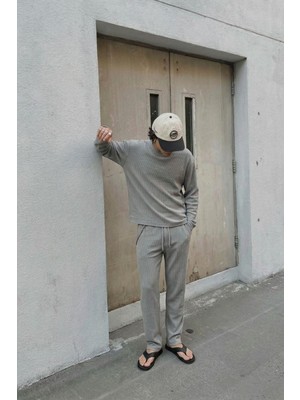 Vamos Fitilli Baggy Fit Pantolon Gri