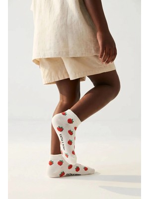 Bony Socks Çilekli Çocuk Patik Çorap