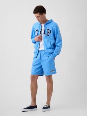 Gap Erkek Açık Mavi 8'' Gap Logo Fransız Havlu Kumaş Şort