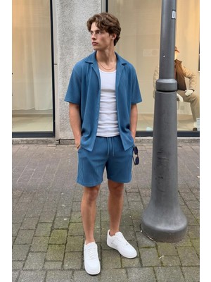 Vamos Fitilli Şort Indigo