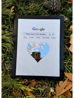 BirbeyStore Ahşap Tablo Dünyanın En İyi Kadını 20x27 cm Dekoratif Hediye Sevgiliye Arkadaşa