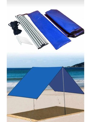 Empressco Genel Kamp Araç Yan Tente Gölgelik 150X300CM Çantalı