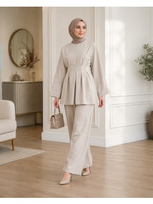 Unika Boutique Kadın Tesettür Takım Alt-Üst Ikili Takım
