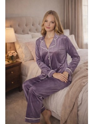 Kadın Fransız Kadife Pijama Takımı