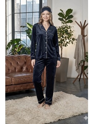 Kadın Fransız Kadife Pijama Takımı