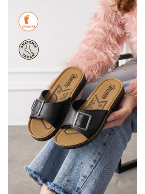 Albishoes Kadın Soft Yumuşak Rahat Taban Kadın Terlik Anatomik Gün Boyu Rahat Kullanım Terlik