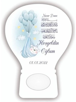 Lecatte 20 Adet Mevlid Sünnet Açacak Magnet Hediye Balon Açacak