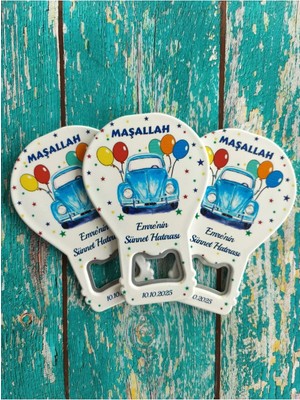 Lecatte 25 Adet Sünnet Hediyelik Balon Magnet Açacak
