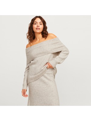 Jack & Jones Kadin Madonna Yaka Yün Karisimli Kazak - Minka