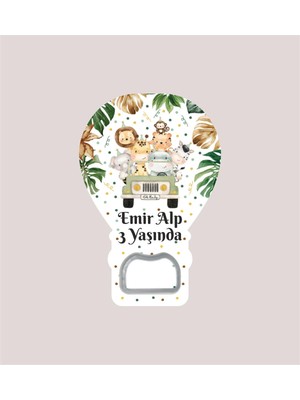 Lecatte 30 Safari Temalı Balon Açacak Magnet