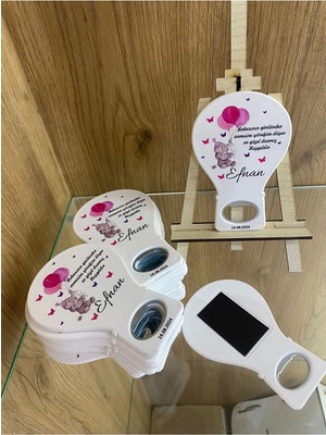Lecatte (10 Adet) Balon Açacak Magnet-Yeni DOĞAN,6AY Kınası, Nişan,nikah,söz,kına,sünnet Hediyesi