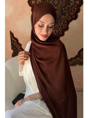 İmaj Butik Acı Kahve Abiye Safir Ipek Şal