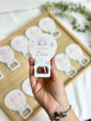 Lecatte Okyanus Temalı Balon Açacak Magnet 10 Adet , Jelatin Hediye