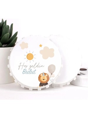Lecatte 20 Adetkapak Açacak, Bebek Magneti, Uv Baskı, Bebek Hediyelik Magneti