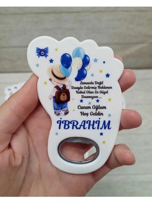 Lecatte 20 Adet Ayak Magnet Açacak Yeni Doğan, Doğum Günü, Sünnet, Nişan, Söz, Düğün Hediyelik