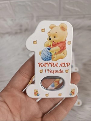 Lecatte Winnie The Pooh 1 Açacak Yenidoğan Doğum Günü Mevlüt Magnet Hediyelik 20