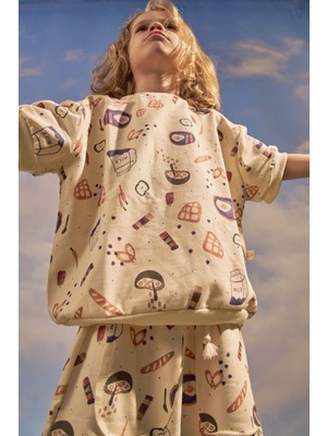 Oh la la Koala For Little Ones Krem Sabah Neşesi T-Shirt