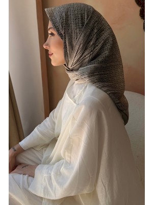İmaj Butik Füme Desenli Soft Eşarp