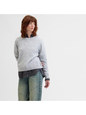 Jack & Jones Kadin Bisiklet Yaka Alpaka Yünlü Kazak - Evi