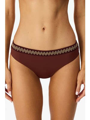Penti Kahverengi Gracie Slip  Bikini Altı