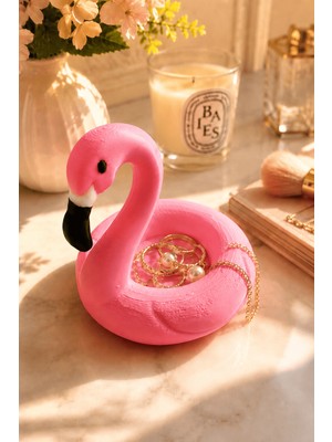 My Craft 3D 3D Baskı Flamingo Takılık Takı Standı Yüzüklük Kolye Küpe Organizer Masa Raf Dekoru Hediyelik