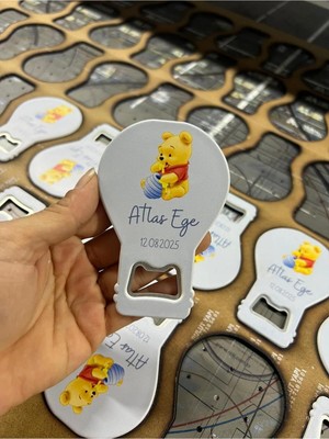 Lecatte Winnie The Pooh Konsept Balon Açacak Magnet 30 Adet