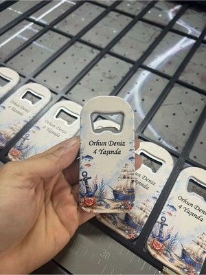 Lecatte Deniz Konseptli Düz Açacak Magnet 20 Adet