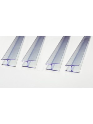 Şahin Cam Balkon Şeffaf Fitili 8 Mm Büyük H 180 Cm 4 Adet