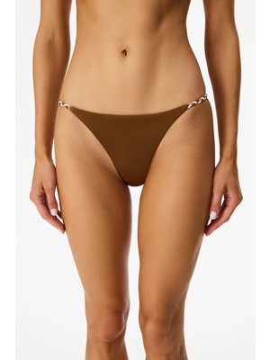 Penti Kahverengi Milos Side Orta Bel Bikini Altı