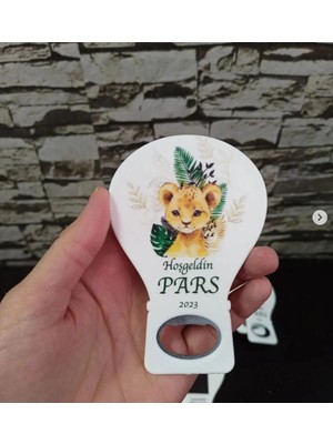Lecatte 20 Adet Balon Magnet Açacak Yeni Doğan, Doğum Günü, Sünnet, Nişan, Söz, Kaplan Modeli