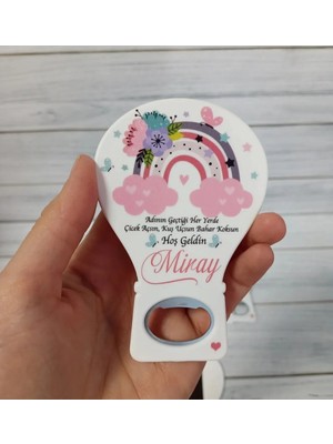 Lecatte 20 Adet Balon Açacak Magnet Pembe Gökkuşağı