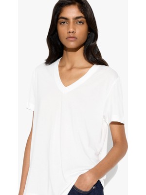 Parfois Kadın V Yaka T-Shirt