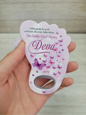 Lecatte 20 Adet Ayak Magnet Açacak Yeni Doğan, Doğum Günü, Sünnet, Nişan, Söz, Düğün Hediyelik